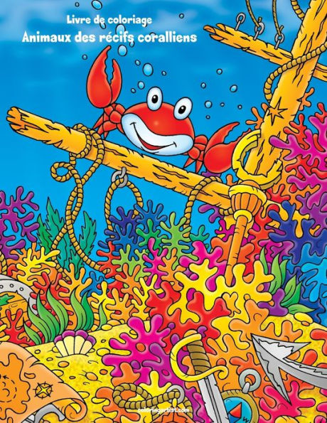 Livre De Coloriage Animaux Des Récifs Coralliens 1