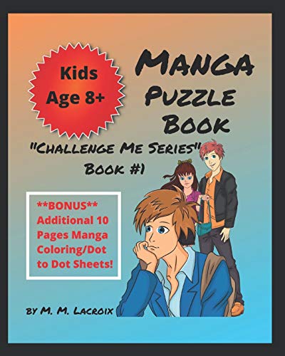 Manga Puzzle Book: Challenge Me Series Puzzle Book #1