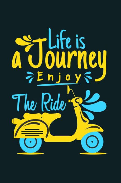 Life Is A Journey Enjoy The Ride : Feel Good Reflection Quote For Work - Employee Co-Worker Appreciation Present Idea - Office Holiday Party Gift Exchange