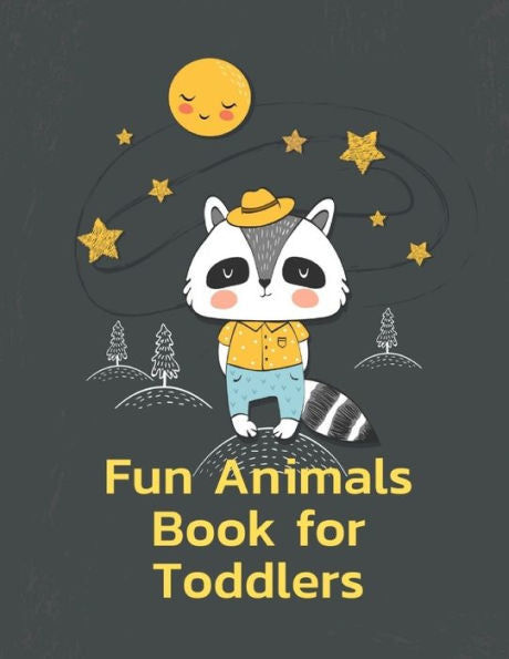 Fun Animals Book for Toddlers: A Coloring Pages with Funny and Adorable Animals for Kids,Children,Boys , Girls (animals in winter)