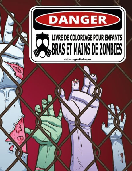 Livre De Coloriage Pour Enfants Bras Et Mains De Zombies 1