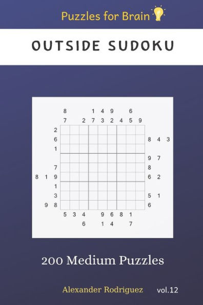 Puzzles For Brain - Outside Sudoku 200 Medium Puzzles