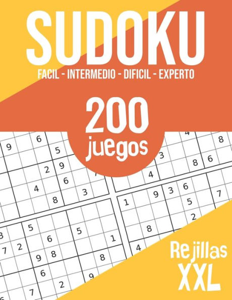 Sudoku : 200 Rompecabezas Impresos En Letra Grande 4 Niveles De Dificultad Ni?os, Adultos, Ancianos