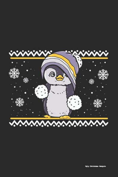 Ugly Christmas Penguin : 120 Pages I 6X9 I Graph Paper 5X5