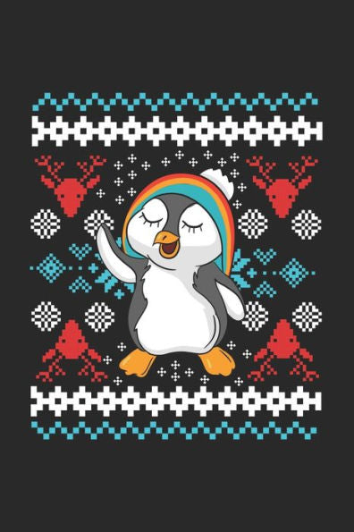 Ugly Christmas Penguin : 120 Pages I 6X9 I Graph Paper 4X4 - 9781705825266