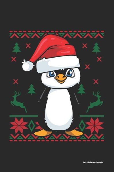 Ugly Christmas Penguin : 120 Pages I 6X9 I Graph Paper 4X4 - 9781705833131