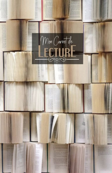 Carnet de lecture: Suivi livresque | 100 fiches de lecture pour vos livres | mur de livres (French Edition)