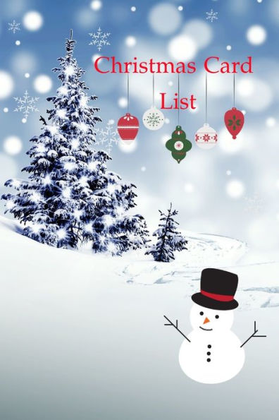 Christmas card list: Tracker for Holiday Card Sending And Receiving Holiday Cards, A-Z Tabs, 140 pages