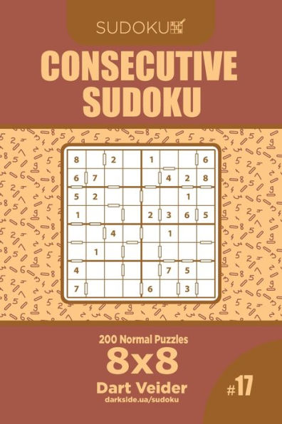 Consecutive Sudoku - 200 Normal Puzzles 8x8 (Volume 17)