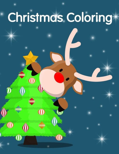 Christmas Coloring: A Cute Animals Coloring Pages for Stress Relief & Relaxation (Art Animal)