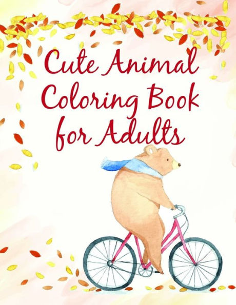 Cute Animal Coloring Book for Adults: Coloring Pages Christmas Book, Creative Art Activities for Children, kids and Adults (pet cartoon)