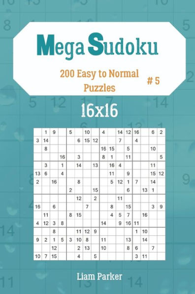 Mega Sudoku 16X16 - 200 Easy To Normal Puzzles