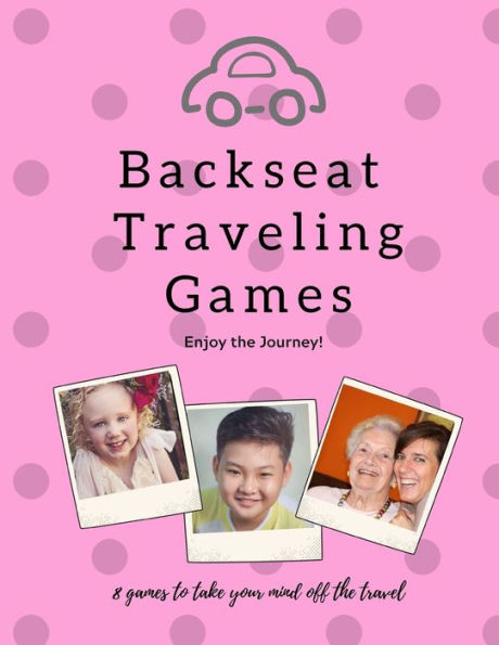 Backseat Traveling Games: Pink Cars Family Children Grandparents Travel fun activities