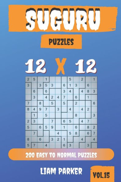 Suguru Puzzles - 200 Easy To Normal Puzzles 12X12