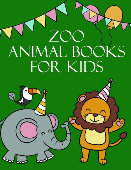 Zoo Animal Books For Kids : A Funny Coloring Pages For Animal Lovers For Stress Relief & Relaxation