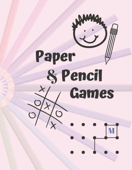 Paper & Pencil Games : Paper & Pencil Games: 2 Player Activity Book, Blue - Tic-Tac-Toe, Dots And Boxes - Noughts And Crosses (X And O) -- Fun Activities For Family Time - 9781708924331