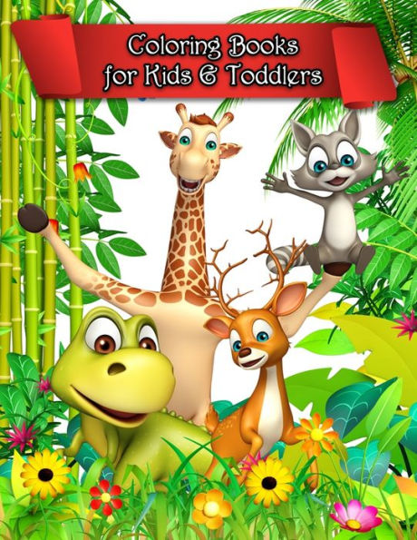 Coloring Books for Kids & Toddlers: Awesome 100+ Coloring Animals, Birds, Mandalas, Butterflies, Flowers, Paisley Patterns, Garden Designs, and Amazing Swirls for Adults Relaxation