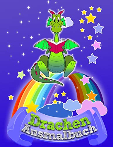 Drachen - Ausmalbuch: f??r Buben und M?±dels ab 4 Jahren (German Edition)