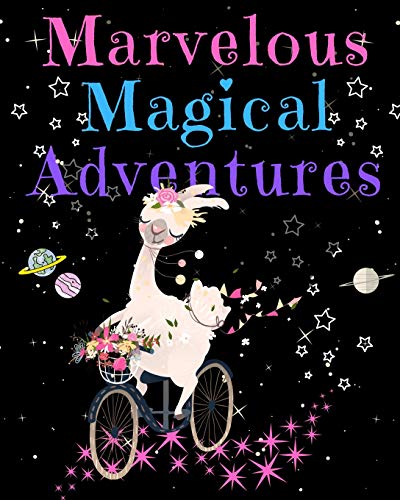 Marvelous Magical Adventures: Llama Write and Draw Activity Book for Girls and Boys