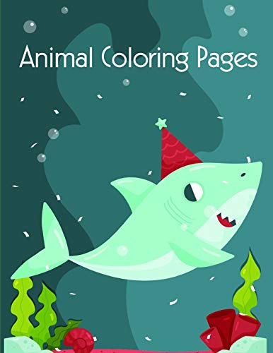Animal Coloring Pages: Coloring pages , Chrismas Coloring Book for adults relaxation to Relief Stress (popular animals)