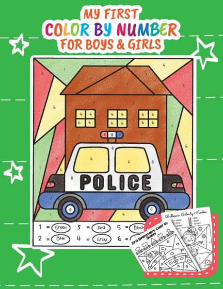 My First Color By Number For Boys And Girls : Fun For Boys And Girls, Educational Worksheets