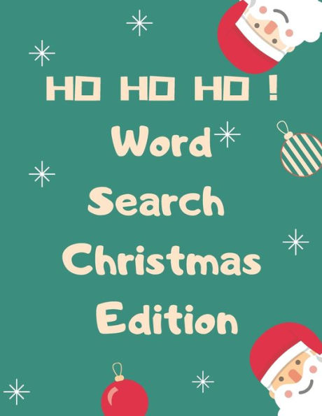 Word Search Christmas Edition: 75 Puzzle Pages With Word Search For Children And Adults! Large Print, Funny Gift For Everyone (75 Pages, 8.5 X 11) - 9781709904219