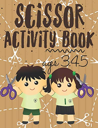 Scissor Activity Book: Scissor skills for preschoolers to kindergarteners ages 3.4.5, cut and glue workbook with 100 pages.