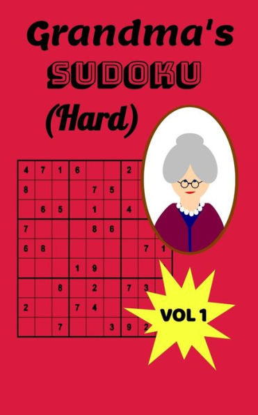 Grandma's Sudoku (Hard): Sudoku Puzzles and Games for Senior Citizens - Travel Size 5x8 with 120 Pages Hard Edition