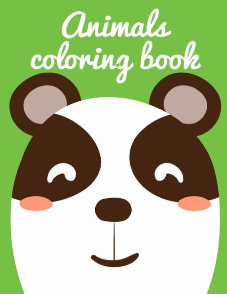 Animals coloring book: Funny Image age 2-5, special Christmas design (adventure colouring book)