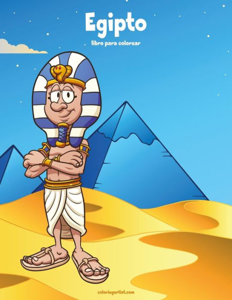 Egipto libro para colorear (Spanish Edition)