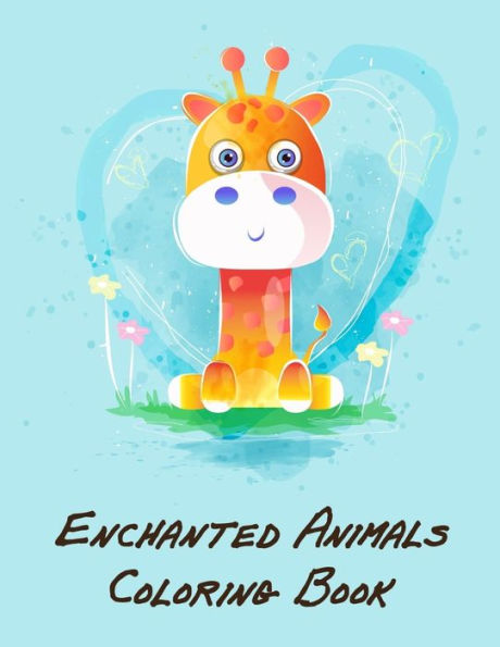 Enchanted Animals Coloring Book: Funny Christmas Book for special occasion age 2-5 (Education kids)