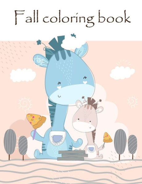Fall coloring book: Super Cute Kawaii Animals Coloring Pages (Art Hobbies)