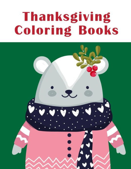 Thanksgiving Coloring Books : Picture Books For Seniors Baby