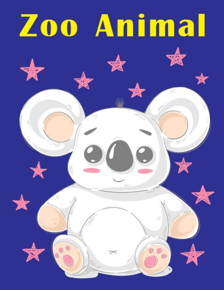 Zoo Animal : An Adult Coloring Book With Fun, Easy, And Relaxing Coloring Pages For Animal Lovers