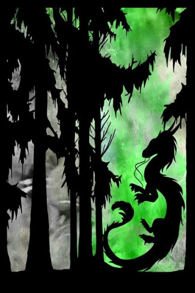 Mythical Green Dragon : In Woods