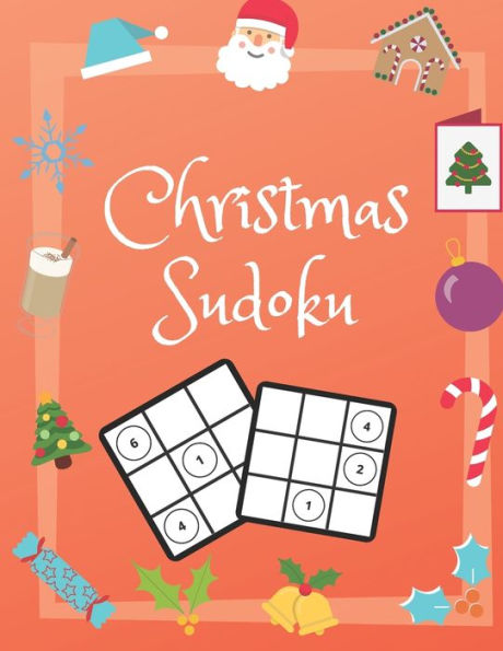 Christmas Sudoku: 100 Pages With Sudokus On Easy Level | Solve And Relax | Large Print, Perfect Gift For Christmas Time (125 Pages, 8.5 x 11)