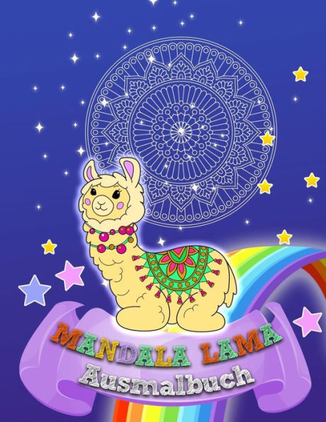 Mandala -Lama - Ausmalbuch : Coloring Book, Für Kinder Und Erwachsene, Entspannung Und Kreativität