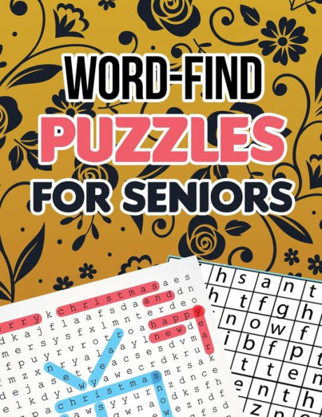 Word-Find Puzzles For Seniors : Word Search Brain Workouts Book, Word Searches To Challenge Your Brain, Brian Game Book For Seniors In This Christmas Gift Idea.