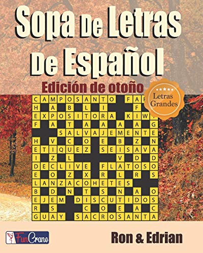 Sopa De Letras De Espa??ol: Edici??n de oto??o (Spanish Edition)