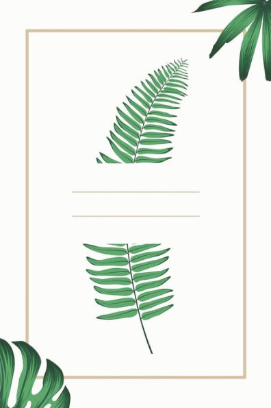 Tropical Floral : Recipe Paper (6X9 Inches) With 120 Pages - 9781712203187