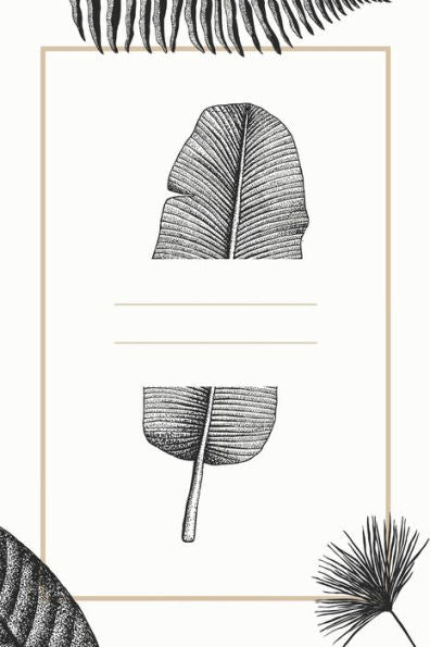 Tropical Floral : Recipe Paper (6X9 Inches) With 120 Pages