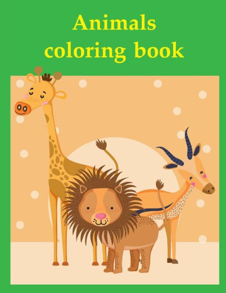 Animals coloring book: Funny Image age 2-5, special Christmas design (Books for Grown Ups)