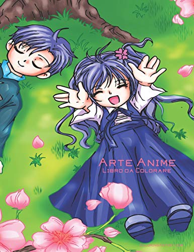 Arte Anime Libro da Colorare (Italian Edition)