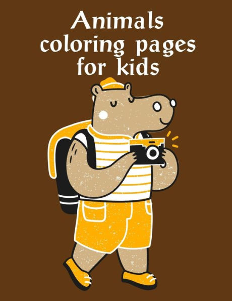 Animals coloring pages for kids: Coloring Pages Christmas Book, Creative Art Activities for Children, kids and Adults (Animals Education)