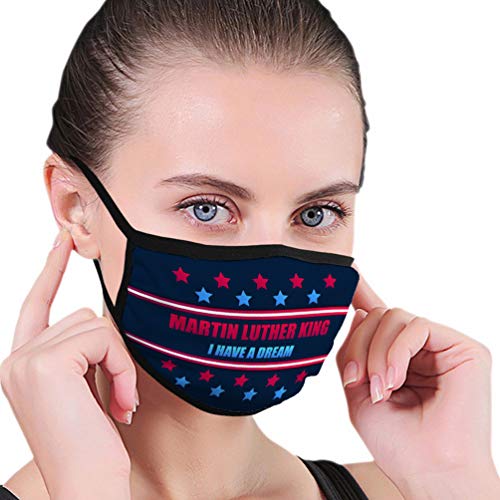 Mouth Shield Anti Dust Shield Various Use martin luther king day i have dream greeting card stars red blue color mlk day martin luther king day i have Electric Mouth Covers