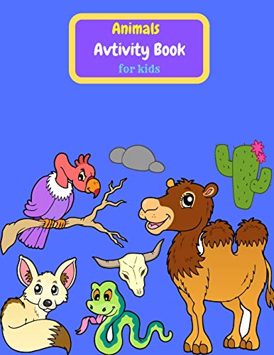 Animals Activity Book for Kids - 9781716073069
