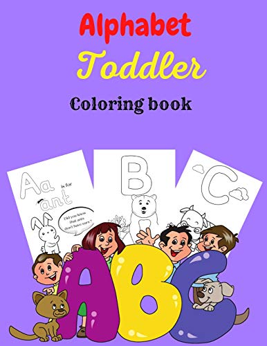 Alphabet Toddler Coloring Book - 9781716084928