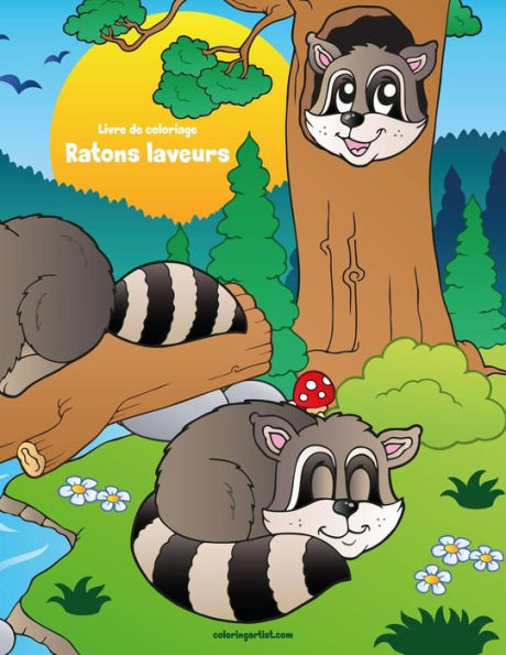 Livre De Coloriage Ratons Laveurs 1