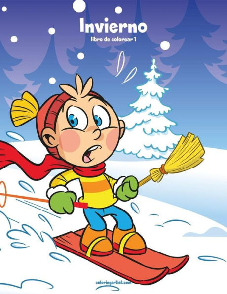 Invierno libro de colorear 1 (Spanish Edition)