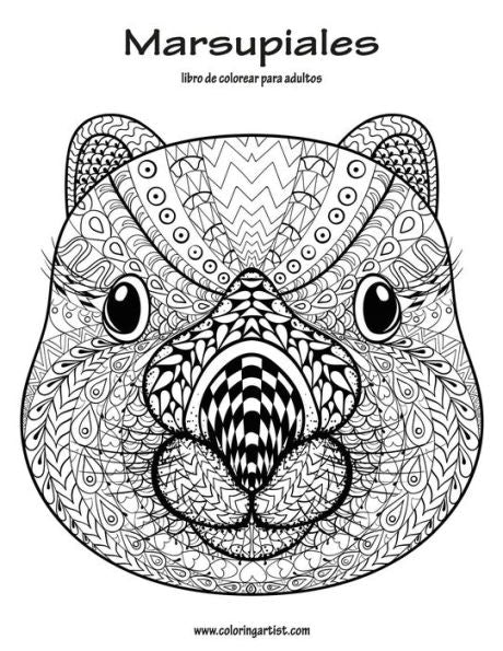 Marsupiales Libro De Colorear Para Adultos 1